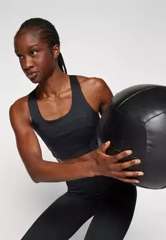 Спортивный бюстгальтер с высокой поддержкой Bra Champion, черный