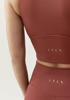 Спортивный бюстгальтер с высокой поддержкой ELIN Born Living Yoga, бордовый