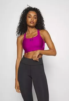 Спортивный бюстгальтер с высокой поддержкой HIGH Under Armour, мистический пурпурный/черный