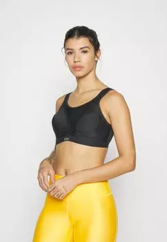 Спортивный бюстгальтер с высокой поддержкой Shock Absorber, черный