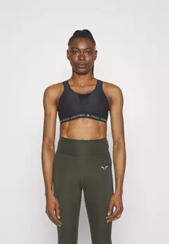 Спортивный бюстгальтер с высокой поддержкой Shock Absorber, черный