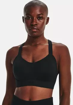 Спортивный бюстгальтер с высокой поддержкой Under Armour, черный