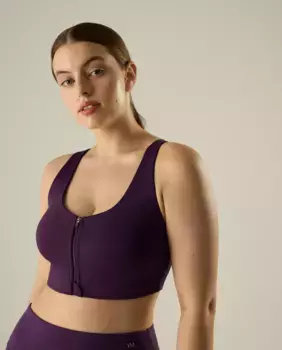 Спортивный бюстгальтер с застежкой спереди Ysabel Mora, фиолетовый