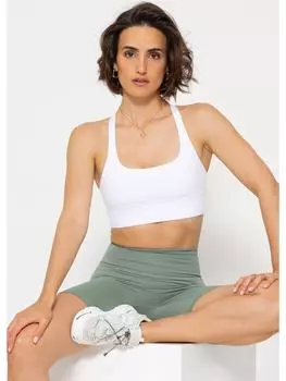 Спортивный бюстгальтер SASSYCLASSY, белый