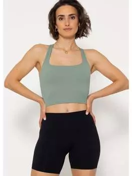 Спортивный бюстгальтер SASSYCLASSY, зеленый