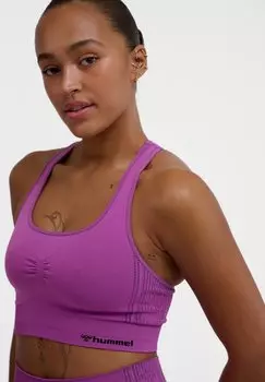 Спортивный бюстгальтер SHAPING SEAMLESS Hummel, сиреневый