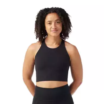 Спортивный бюстгальтер Smartwool Active Crop sports bra, черный