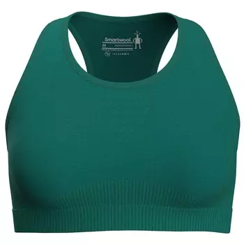 Спортивный бюстгальтер Smartwool Women's Intraknit Racerback Bra, цвет Emerald Green Heather