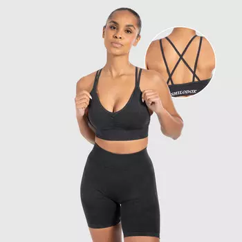 Спортивный бюстгальтер Smilodox, черный