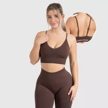 Спортивный бюстгальтер Smilodox, цвет dunkelbraun