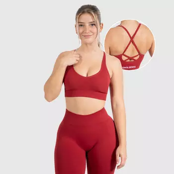 Спортивный бюстгальтер Smilodox, цвет hellrot
