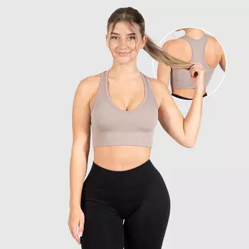 Спортивный бюстгальтер Smilodox, светло-серый