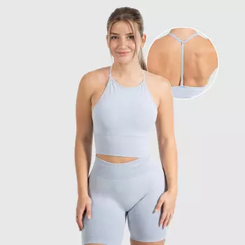 Спортивный бюстгальтер Smilodox, светло-синий