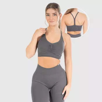 Спортивный бюстгальтер Smilodox, угольно-серый