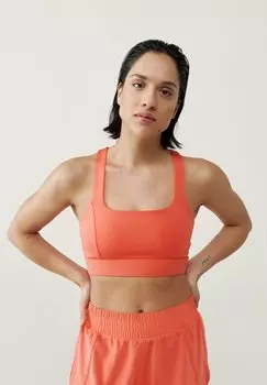 Спортивный бюстгальтер со средней поддержкой Born Living Yoga, коралл