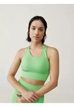Спортивный бюстгальтер со средней поддержкой Born Living Yoga, зеленый