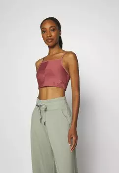 Спортивный бюстгальтер со средней поддержкой CROP Reebok, роза sedona