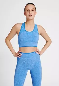 Спортивный бюстгальтер со средней поддержкой Hummel, синий