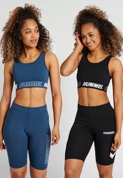Спортивный бюстгальтер со средней поддержкой Hummel, черный