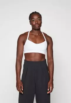 Спортивный бюстгальтер со средней поддержкой VITAL BRA Athleta, цвет bright white