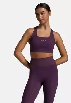 Спортивный бюстгальтер средней поддержки 2XU, сиреневый