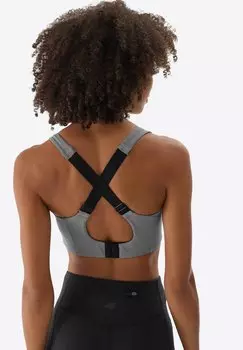 Спортивный бюстгальтер средней поддержки 4F, серый