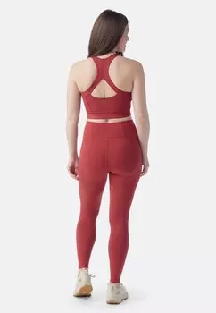 Спортивный бюстгальтер средней поддержки ACTIVE CROP Smartwool, красный