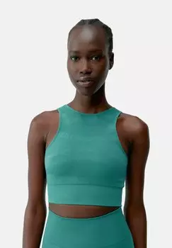 Спортивный бюстгальтер средней поддержки ALANA Born Living Yoga, зеленый