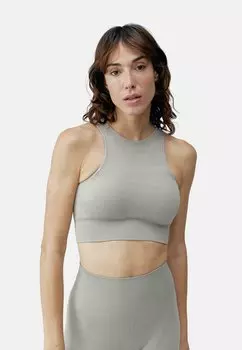 Спортивный бюстгальтер средней поддержки ALANA Born Living Yoga, бежевый