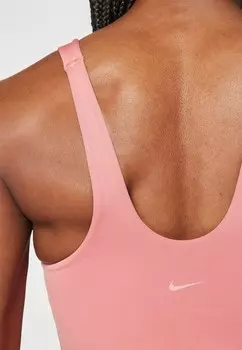 Спортивный бюстгальтер средней поддержки ALATE BRA TANK Nike, розовый