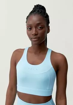 Спортивный бюстгальтер средней поддержки BECKY Born Living Yoga, цвет azul