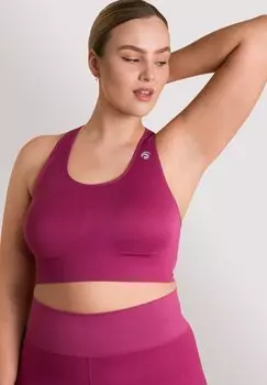 Спортивный бюстгальтер средней поддержки BEVERLY OCEANSAPART, цвет dark pink