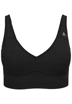 Спортивный бюстгальтер средней поддержки BH PERFORMANCE ODLO, цвет black