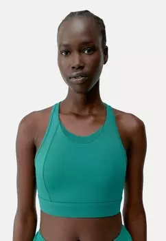 Спортивный бюстгальтер средней поддержки BIKILA Born Living Yoga, зеленый