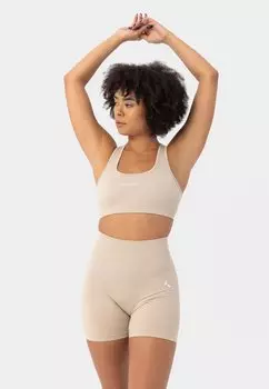 Спортивный бюстгальтер средней поддержки BLAZE SEAMLESS carpatree, цвет beige