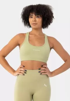 Спортивный бюстгальтер средней поддержки BLAZE SEAMLESS carpatree, цвет green