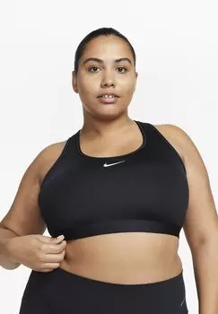Спортивный бюстгальтер средней поддержки BRA Nike Performance, черный