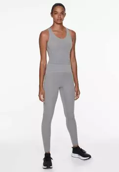 Спортивный бюстгальтер средней поддержки COMPRESSIVE OYSHO, серый