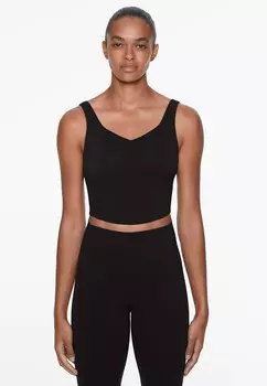 Спортивный бюстгальтер средней поддержки COMPRESSIVE TANK OYSHO, черный