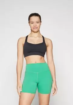 Спортивный бюстгальтер средней поддержки FLOAT RILEY SWEETHEART BRA Girlfriend Collective, черный