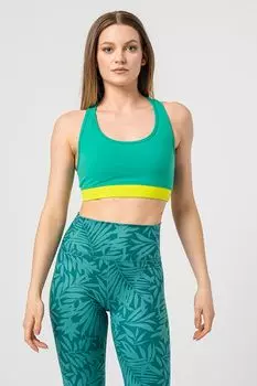 Спортивный бюстгальтер средней поддержки Gap, зеленый