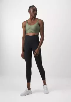 Спортивный бюстгальтер средней поддержки INFINITY MID 20 BRA Under Armour, оливковый