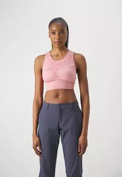 Спортивный бюстгальтер средней поддержки NESS Kari Traa, цвет pastel dusty pink