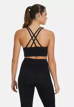 Спортивный бюстгальтер средней поддержки NIMBLE SQUATPROOF, черный