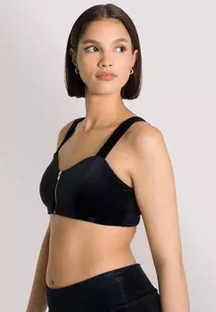 Спортивный бюстгальтер средней поддержки OCEANSAPART, черный