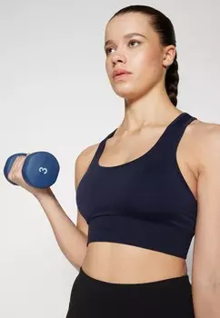 Спортивный бюстгальтер средней поддержки ONPDAISY-2-SHIM SEAM BRA ONLY Play, темно-синий
