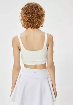 Спортивный бюстгальтер средней поддержки PRINTED Koton, белый