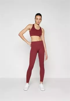 Спортивный бюстгальтер средней поддержки SEAMLESS BRA Hunkemller, красный