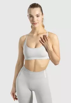 Спортивный бюстгальтер средней поддержки Smilodox, светло-серый