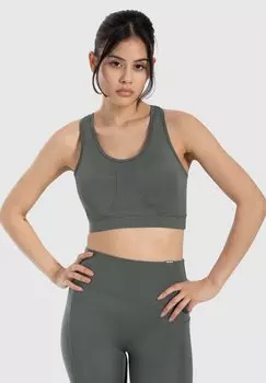 Спортивный бюстгальтер средней поддержки Smilodox, зеленый